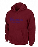 Minnesota Vikings Authentic font Pullover Hoodie Red,baseball caps,new era cap wholesale,wholesale hats
