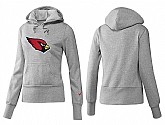 Nike Arizona Cardinals Team Logo Gray Women Pullover Hoodies (2),baseball caps,new era cap wholesale,wholesale hats