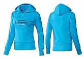 Nike Arizona Cardinals Team Logo L.Blue Women Pullover Hoodies (1),baseball caps,new era cap wholesale,wholesale hats