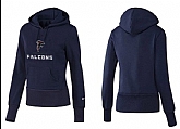 Nike Atlanta Falcons Team Logo D.Blue Women Pullover Hoodies (5),baseball caps,new era cap wholesale,wholesale hats
