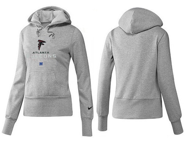 Nike Atlanta Falcons Team Logo Gray Women Pullover Hoodies (3),We sell and wholesale Nike Atlanta Falcons Team Logo Gray Women Pullover Hoodies (3) on line form chian!