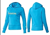 Nike Baltimore Ravens Team Logo L.Blue Women Pullover Hoodies (5),baseball caps,new era cap wholesale,wholesale hats