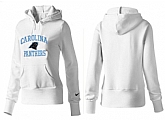 Nike Carolina Panthers Team Logo White Women Pullover Hoodies (2),baseball caps,new era cap wholesale,wholesale hats
