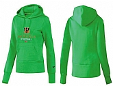 Nike Cincinnati Bengals Team Logo Green Women Pullover Hoodies (3)