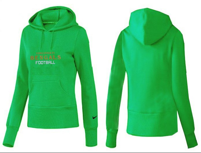 Nike Cincinnati Bengals Team Logo Green Women Pullover Hoodies (4),We sell and wholesale Nike Cincinnati Bengals Team Logo Green Women Pullover Hoodies (4) on line form chian!