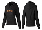 Nike Cleveland Browns Team Logo Black Women Pullover Hoodies (1),baseball caps,new era cap wholesale,wholesale hats