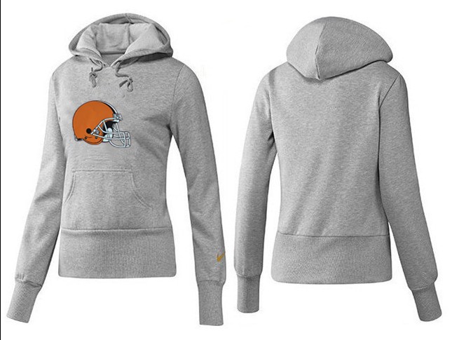 Nike Cleveland Browns Team Logo Gray Women Pullover Hoodies (5),We sell and wholesale Nike Cleveland Browns Team Logo Gray Women Pullover Hoodies (5) on line form chian!