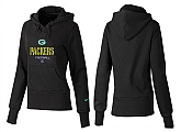 Nike Green Bay Packers Team Logo Black Women Pullover Hoodies (3),baseball caps,new era cap wholesale,wholesale hats