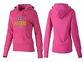 Nike Green Bay Packers Team Logo Pink Women Pullover Hoodies (3),baseball caps,new era cap wholesale,wholesale hats