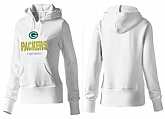 Nike Green Bay Packers Team Logo White Women Pullover Hoodies (3),baseball caps,new era cap wholesale,wholesale hats