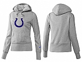Nike Indianapolis Colts Team Logo Gray Women Pullover Hoodies (1),baseball caps,new era cap wholesale,wholesale hats