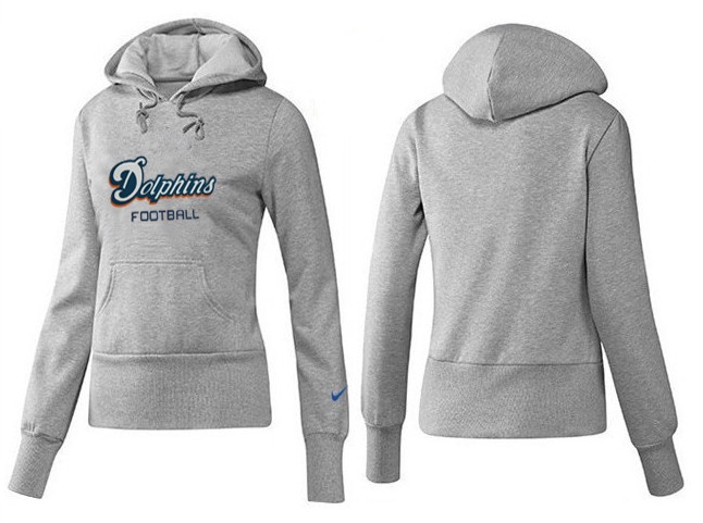 Nike Miami Dolphins Team Logo Gray Women Pullover Hoodies (2),We sell and wholesale Nike Miami Dolphins Team Logo Gray Women Pullover Hoodies (2) on line form chian!