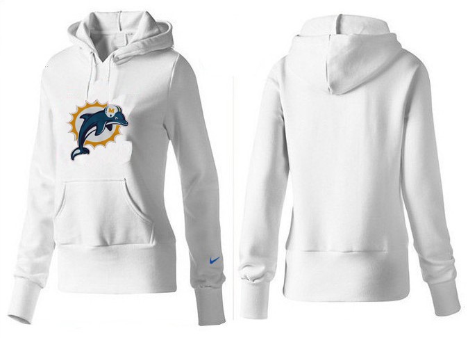 Nike Miami Dolphins Team Logo White Women Pullover Hoodies (5),We sell and wholesale Nike Miami Dolphins Team Logo White Women Pullover Hoodies (5) on line form chian!