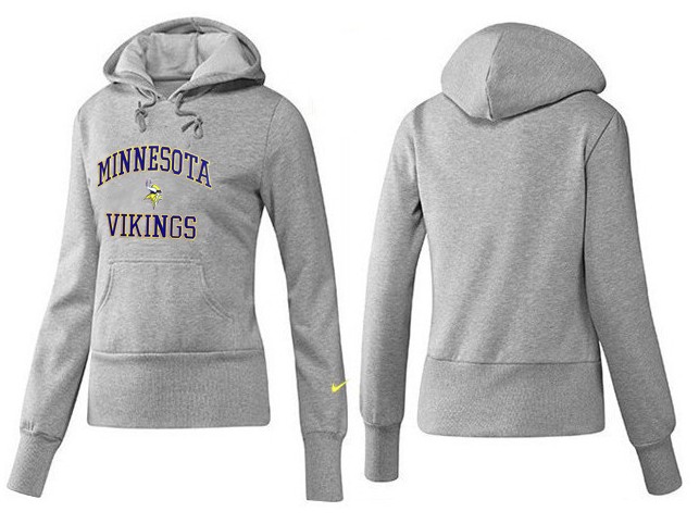 Nike Minnesota Vikings Team Logo Gray Women Pullover Hoodies (4),We sell and wholesale Nike Minnesota Vikings Team Logo Gray Women Pullover Hoodies (4) on line form chian!