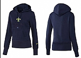 Nike New Orleans Saints Team Logo D.Blue Women Pullover Hoodies (4),baseball caps,new era cap wholesale,wholesale hats