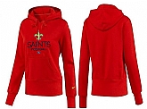 Nike New Orleans Saints Team Logo Red Women Pullover Hoodies (4),baseball caps,new era cap wholesale,wholesale hats