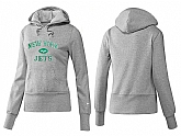 Nike New York Jets Team Logo Gray Women Pullover Hoodies (2),baseball caps,new era cap wholesale,wholesale hats