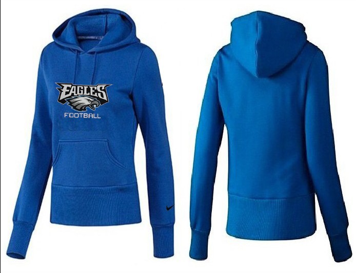 Nike Philadelphia Eagles Team Logo Blue Women Pullover Hoodies (5),We sell and wholesale Nike Philadelphia Eagles Team Logo Blue Women Pullover Hoodies (5) on line form chian!