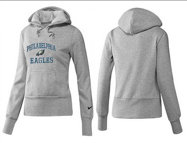 Nike Philadelphia Eagles Team Logo Gray Women Pullover Hoodies (2),We sell and wholesale Nike Philadelphia Eagles Team Logo Gray Women Pullover Hoodies (2) on line form chian!