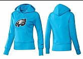 Nike Philadelphia Eagles Team Logo L.Blue Women Pullover Hoodies (1),baseball caps,new era cap wholesale,wholesale hats
