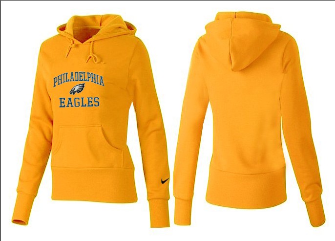 Nike Philadelphia Eagles Team Logo Yellow Women Pullover Hoodies (2),We sell and wholesale Nike Philadelphia Eagles Team Logo Yellow Women Pullover Hoodies (2) on line form chian!
