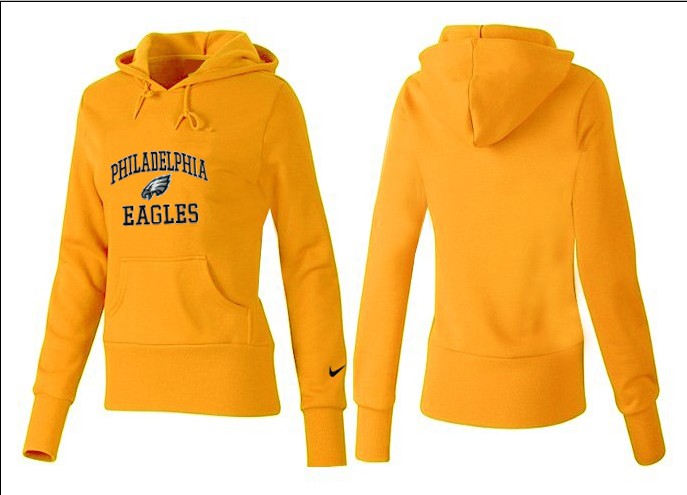 Nike Philadelphia Eagles Team Logo Yellow Women Pullover Hoodies (3),We sell and wholesale Nike Philadelphia Eagles Team Logo Yellow Women Pullover Hoodies (3) on line form chian!