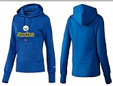 Nike Pittsburgh Steelers Team Logo Blue Women Pullover Hoodies (3),baseball caps,new era cap wholesale,wholesale hats