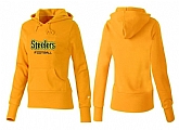 Nike Pittsburgh Steelers Team Logo Yellow Women Pullover Hoodies (4),baseball caps,new era cap wholesale,wholesale hats