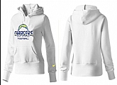 Nike San Diego Chargers Team Logo White Women Pullover Hoodies (3),baseball caps,new era cap wholesale,wholesale hats