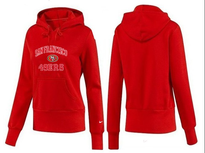 Nike San Francisco 49ers Team Logo Red Women Pullover Hoodies (5),We sell and wholesale Nike San Francisco 49ers Team Logo Red Women Pullover Hoodies (5) on line form chian!