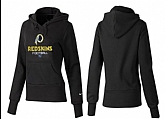 Nike Washington Redskins Team Logo Black Women Pullover Hoodies (4),baseball caps,new era cap wholesale,wholesale hats
