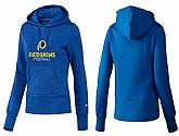 Nike Washington Redskins Team Logo Blue Women Pullover Hoodies (4),baseball caps,new era cap wholesale,wholesale hats
