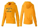 Nike Washington Redskins Team Logo Yellow Women Pullover Hoodies (2),baseball caps,new era cap wholesale,wholesale hats
