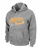 Oakland Athletics Pullover Hoodie Grey,baseball caps,new era cap wholesale,wholesale hats