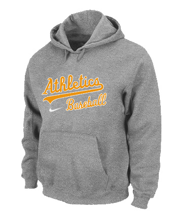 Oakland Athletics Pullover Hoodie Grey,We sell and wholesale Oakland Athletics Pullover Hoodie Grey on line form chian!