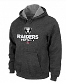 Oakland Raiders Critical Victory Pullover Hoodie D.Grey,baseball caps,new era cap wholesale,wholesale hats