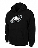 Philadelphia Eagles Logo Pullover Hoodie Black,baseball caps,new era cap wholesale,wholesale hats