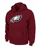 Philadelphia Eagles Logo Pullover Hoodie Red,baseball caps,new era cap wholesale,wholesale hats