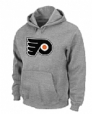 Philadelphia Flyers Big x26 Tall Logo Pullover Hoodie Grey