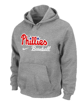 Philadelphia Phillies Pullover Hoodie Grey,We sell and wholesale Philadelphia Phillies Pullover Hoodie Grey on line form chian!