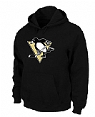 Pittsburgh Penguins Big x26 Tall Logo Pullover Hoodie Black,baseball caps,new era cap wholesale,wholesale hats