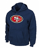 San Francisco 49ers Logo Pullover Hoodie Navy Blue,baseball caps,new era cap wholesale,wholesale hats