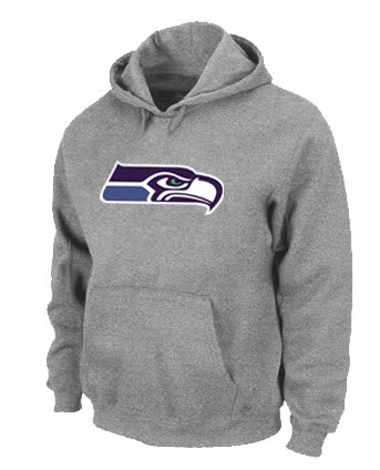Seattle Seahawks Logo Pullover Hoodie Grey,We sell and wholesale Seattle Seahawks Logo Pullover Hoodie Grey on line form chian!