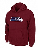 Seattle Seahawks Logo Pullover Hoodie Red,baseball caps,new era cap wholesale,wholesale hats