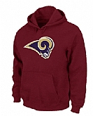 St Louis Rams Logo Pullover Hoodie Red,baseball caps,new era cap wholesale,wholesale hats