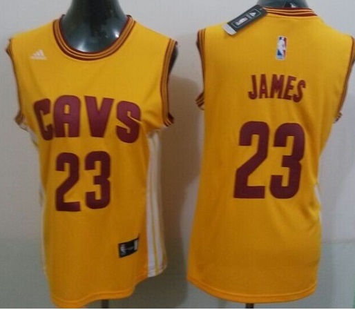 Womens Cleveland Cavaliers #23 LeBron James Revolution 30 Swingman Yellow Jerseys,We sell and wholesale Womens Cleveland Cavaliers #23 LeBron James Revolution 30 Swingman Yellow Jerseys on line form chian!