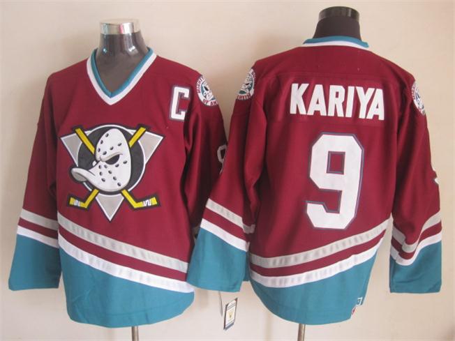 Anaheim Ducks #9 Paul Kariya Red Throwback CCM Jerseys,We sell and wholesale Anaheim Ducks #9 Paul Kariya Red Throwback CCM Jerseys on line form chian!