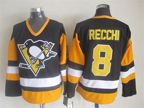 Pittsburgh Penguins #8 Mark Recchi Black Throwback CCM Jerseys,We sell and wholesale Pittsburgh Penguins #8 Mark Recchi Black Throwback CCM Jerseys on line form chian!