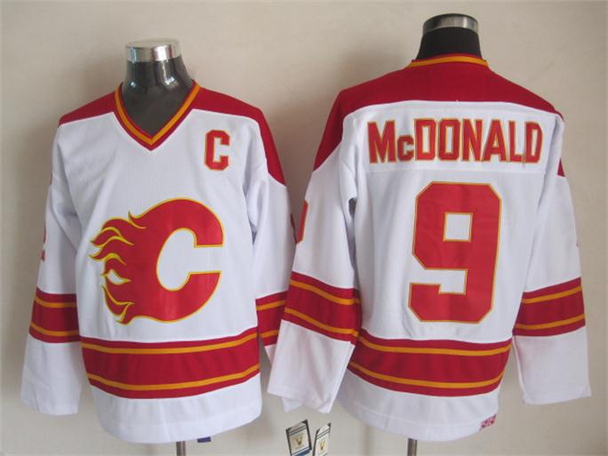 Calgary Flames #9 Lanny McDonald White Throwback CCM Jerseys,We sell and wholesale Calgary Flames #9 Lanny McDonald White Throwback CCM Jerseys on line form chian!