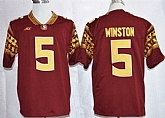 Florida State Seminoles #5 Jameis Winston 2015 Playoff Rose Bowl Special Event Diamond Quest Red Jerseys,baseball caps,new era cap wholesale,wholesale hats